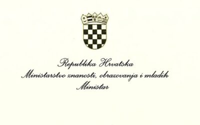 Čestitka ministra