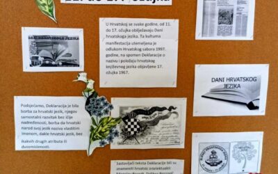 DANI HRVATSKOGA JEZIKA U NAŠOJ ŠKOLI: OBRAĐENA DEKLARACIJA IZ 1967.
