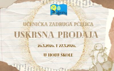 Uskrsna prodaja u školi